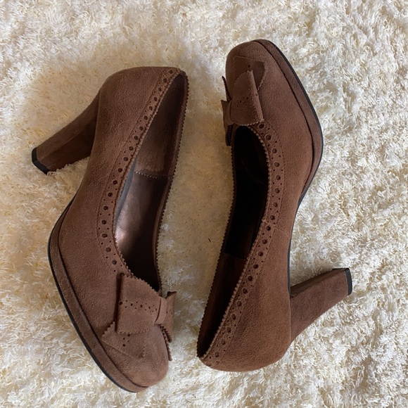 Brown Suede Shoes - Picture 2 of 3
